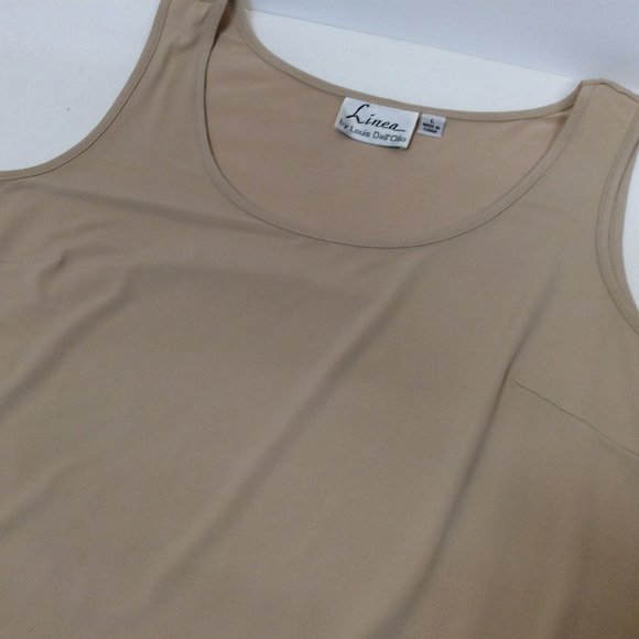 Large Tank Linea by Louis Dell'Olio Knit Tank Large Beige - Picture 3 of 5